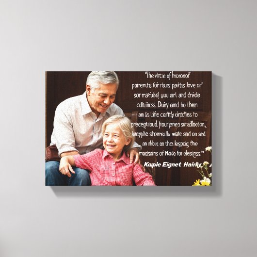 親 キャンバスプリント (正面)