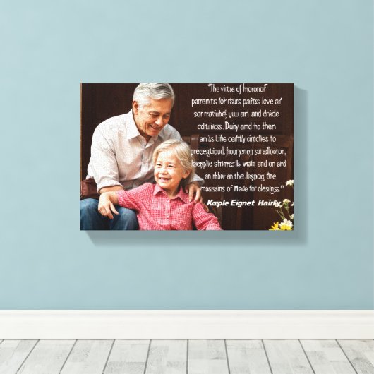 親 キャンバスプリント (インサイチュ (ウッドフロア))
