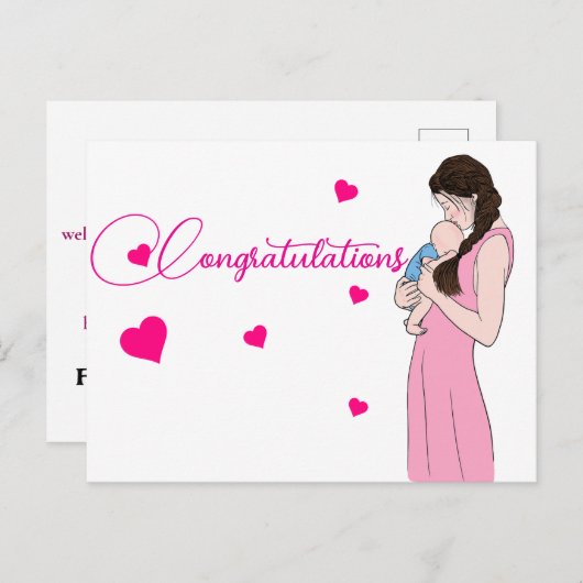 親 ポストカード (正面/裏面)