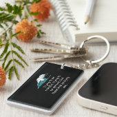 親/先生の子供がキーチェーンを試している キーホルダー (正面右)