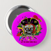 親 缶バッジ (正面&裏面)