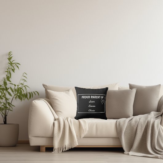 親 – 誇りを持った名前をカスタムするあり クッション