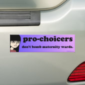 親choicers バンパーステッカー (車上)
