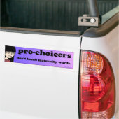 親choicers バンパーステッカー (トラック上)