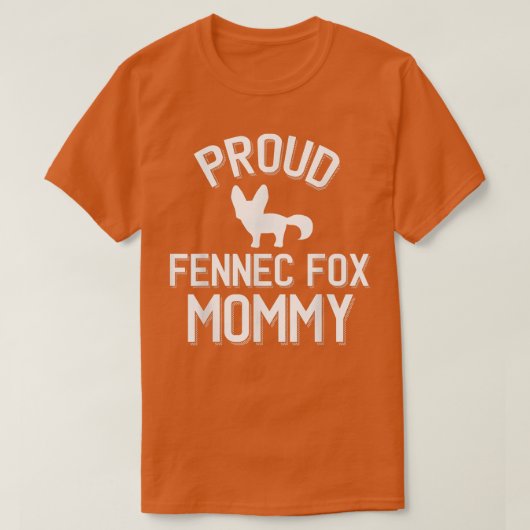親Fennec For Mommy誇りを持ったのかわいいFennec Tシャツ (デザイン正面)