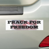 親frackingバンパーステッカー バンパーステッカー (車上)