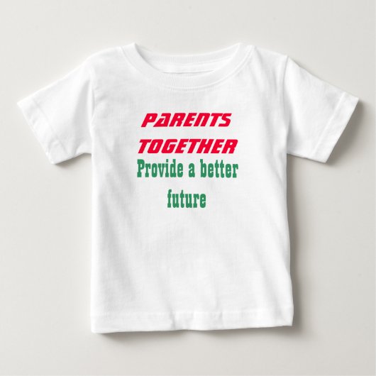 親Tシャツ ベビーTシャツ (正面)