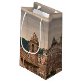 観光しているMonte Pincioからのローマの空中写真 スモールペーパーバッグ (裏面アングル)