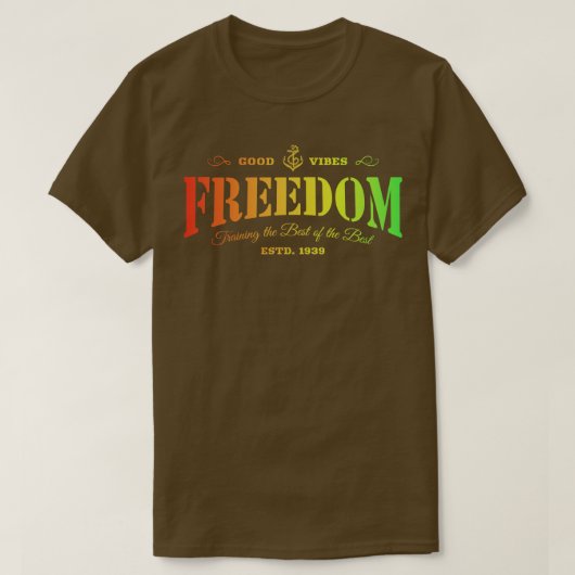 観光の自由 Tシャツ (デザイン正面)
