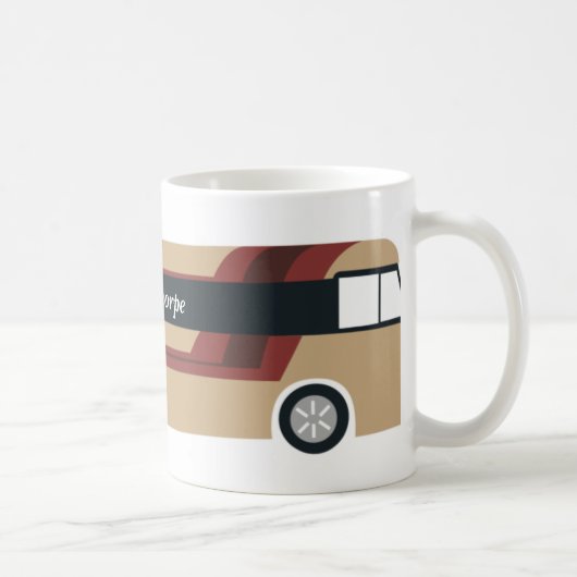 観光バスのマグ コーヒーマグカップ (右)