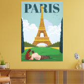 観光パリ キャンバスプリント (インサイチュ (リビング))