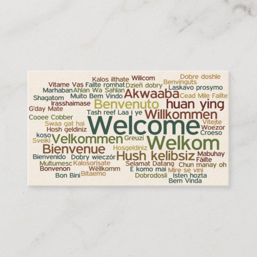 観光事業の名刺 名刺 (正面)