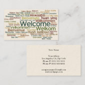 観光事業の名刺 名刺 (正面/裏面)