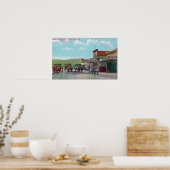 観光客がティフアナのシーンに出発 ポスター (キッチン)