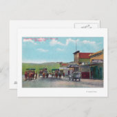 観光客がティフアナのシーンに出発 ポストカード (正面/裏面)