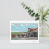 観光客がティフアナのシーンに出発 ポストカード (スタンド正面)