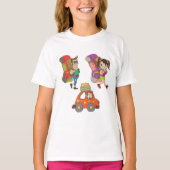 観光客とバックパック旅行Tシャツ Tシャツ (正面)