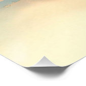 観光客の女の子が夕日を見る ポスター (コーナー)