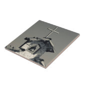 観光客の町村の礼拝堂 タイル (側面)