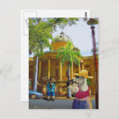 観光客アットカスタムハウス ポストカード (正面/裏面)