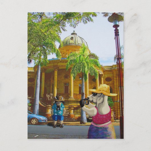 観光客アットカスタムハウス ポストカード (正面)