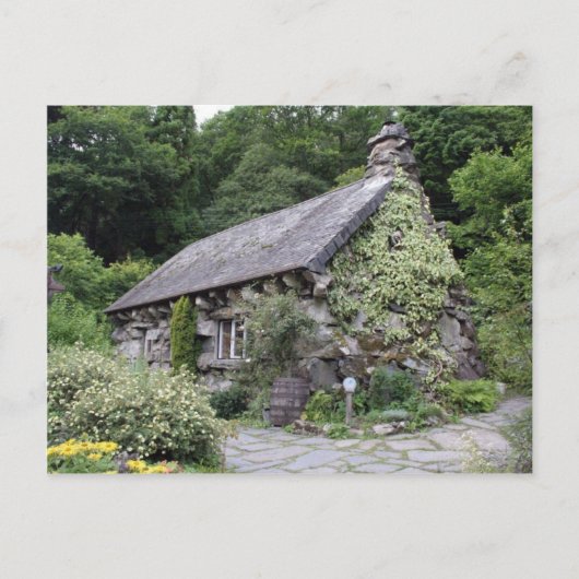 観光客アトラクションインウェールズ醜い家 ポストカード (正面)