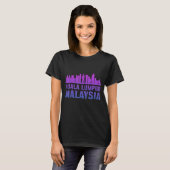 観光客アトラクション建物シティタウンアジアンマレー Tシャツ (正面フル)