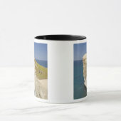 観光客オンクリフトップアットトンネルビーチ マグカップ (中央)