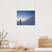 観光客オン山 ポスター (キッチン)