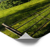 観光客サイクリングオン熱帯モーレアのポスター ポスター (角)