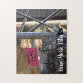 観光客ショップニューヨークシティNYC都市写真 ジグソーパズル (縦)