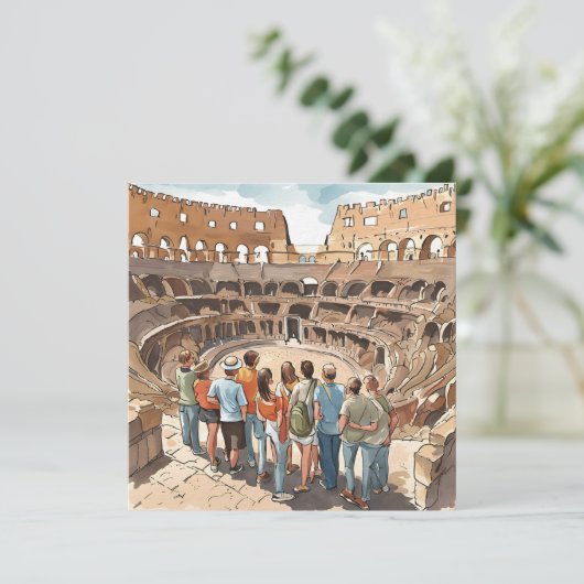 観光客ズアットローマズコロシアム シーズンカード (スタンド正面)