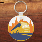 観光客バスキーチェーン キーホルダー (正面)