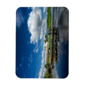 観光客ボート反射 マグネット (縦)