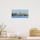 観光客ボート,ネバ川,サンクトペテルブルク,ロシア ポスター (キッチン)