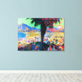 観光客ポスター# 1 キャンバスプリント (インサイチュ (ウッドフロア))