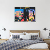 観光客ポスター# 2 キャンバスプリント (インサイチュ (寝室))