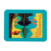 観光客ポスター – Yosemite Nat'l Park, CA マグネット (横)