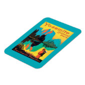 観光客ポスター – Yosemite Nat'l Park, CA マグネット (左側)