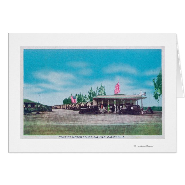 観光客モーターコートの外観 (正面横)