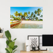 観光客リゾートズバンガローズオンビーチ |タイ ポスター (ホームオフィス)