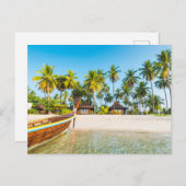 観光客リゾートズバンガローズオンビーチ |タイ ポストカード (正面/裏面)