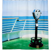 観光客双眼鏡 シャワーカーテン (正面)