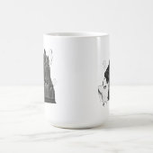 観光客幽霊ズオブホイットビーアビー コーヒーマグカップ (中央)