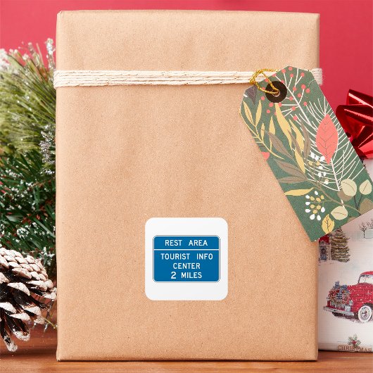 観光客情報センターの署名 スクエアシール