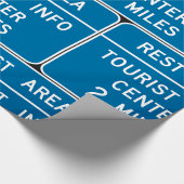 観光客情報センターの署名 ラッピングペーパー