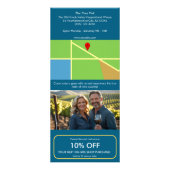 観光客情報マーケティングヴィンヤードワイナリーブルー ラックカード (裏面)