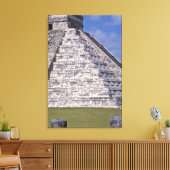 観光客登山エルカスティーリョの階段、石 キャンバスプリント (インサイチュ (リビング))