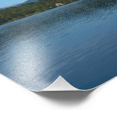 観光客船で秋にブリュー湖 フォトプリント            (角)