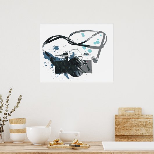 観光客 ポスター (キッチン)